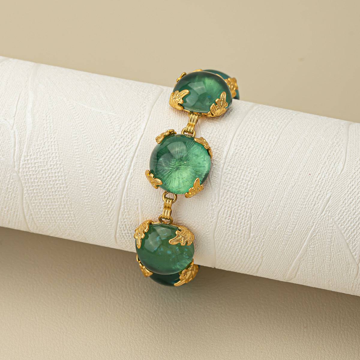Buy Isle Emerald Gold Bracelet