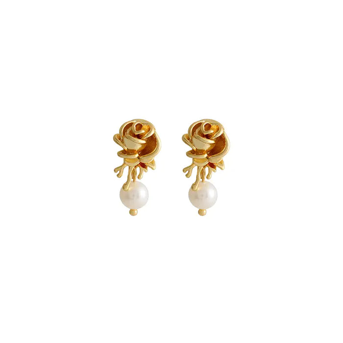 Aimee Rose Freshwater Pearl Drop Earrings