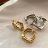 Elegant Golden and Silver Eva Hoop Earrings by Anais & Aimee