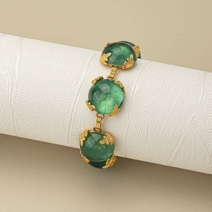 Buy Isle Emerald Gold Bracelet 
